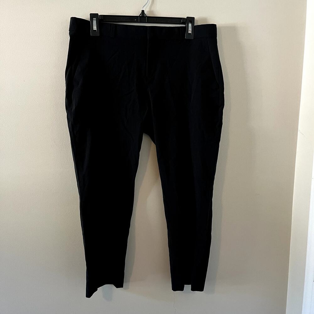 Banana Republic Avery Straight Leg Black Dress Pants Women's 10
